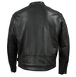 Hot Leathers JKM5006 USA Made Men's 'Rumble' Black Premium Leather Motorcycle Jacket