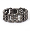 Hot Leathers JWB4111 Triple Wide Gun Metal Bracelet