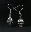 Hot Leathers JWE1102 Stainless Steel Skull Earrings