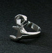 Hot Leathers JWR2101 Men's Wrench Stainless Steel Ring