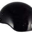 Klutch K-3 'Cruise' Gloss Black Half Face Motorcycle Helmet with Snap On Visor