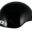 Klutch K-3 'Cruise' Gloss Black Half Face Motorcycle Helmet with Snap On Visor