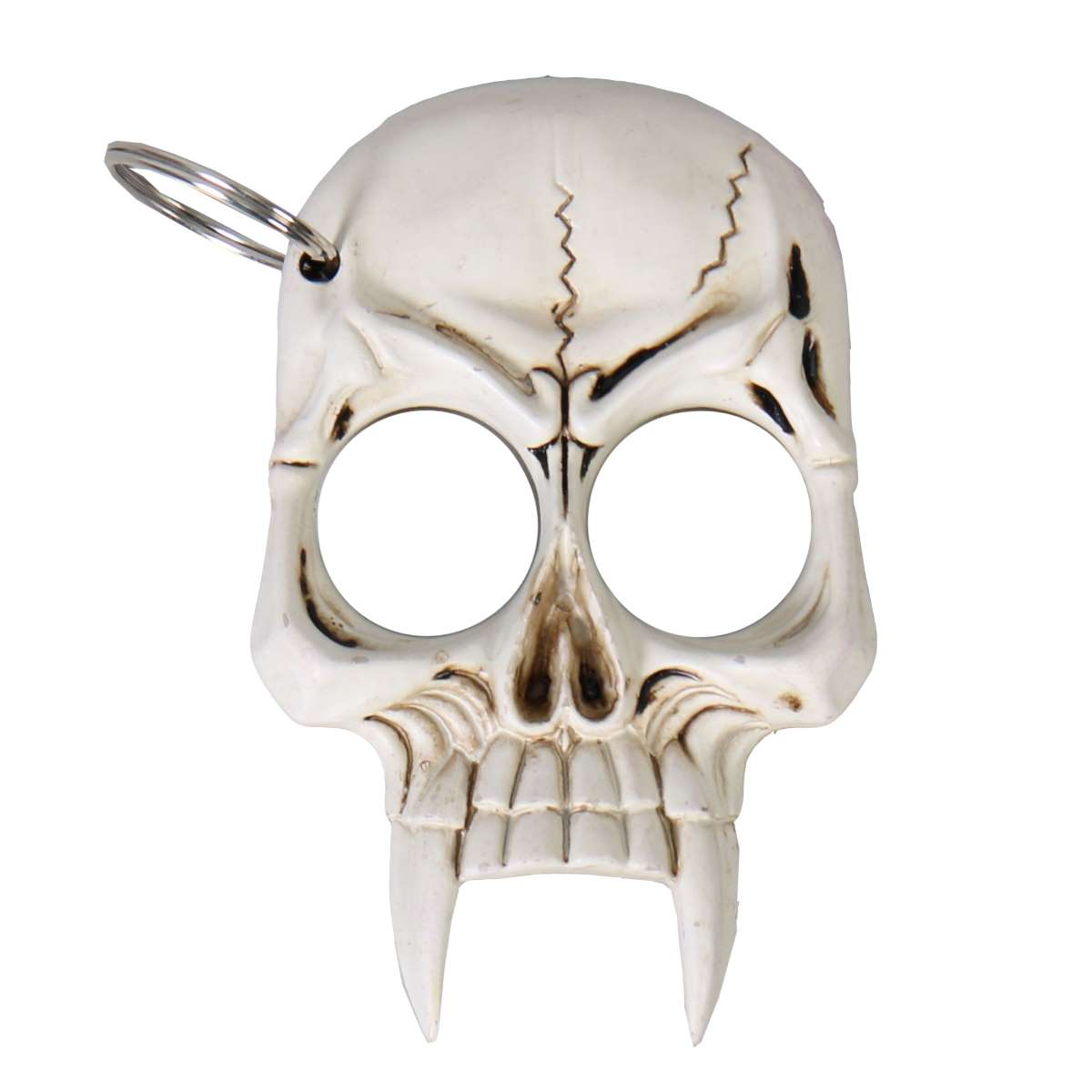 Hot Leathers KCC2001 Bone Skull Defense Key Chain