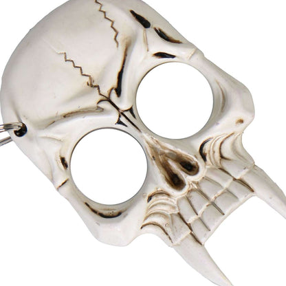 Hot Leathers KCC2001 Bone Skull Defense Key Chain