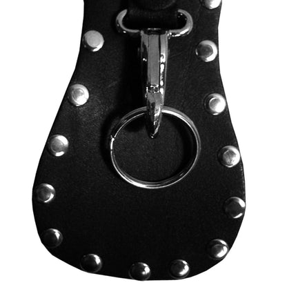 Hot Leathers KCF1002 Wide Leather Key Fob with Rivets