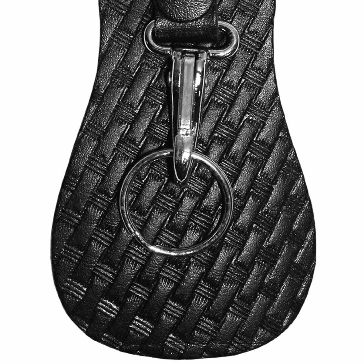 Hot Leathers KCF1004 Classic Black 6 Inch Key Tab