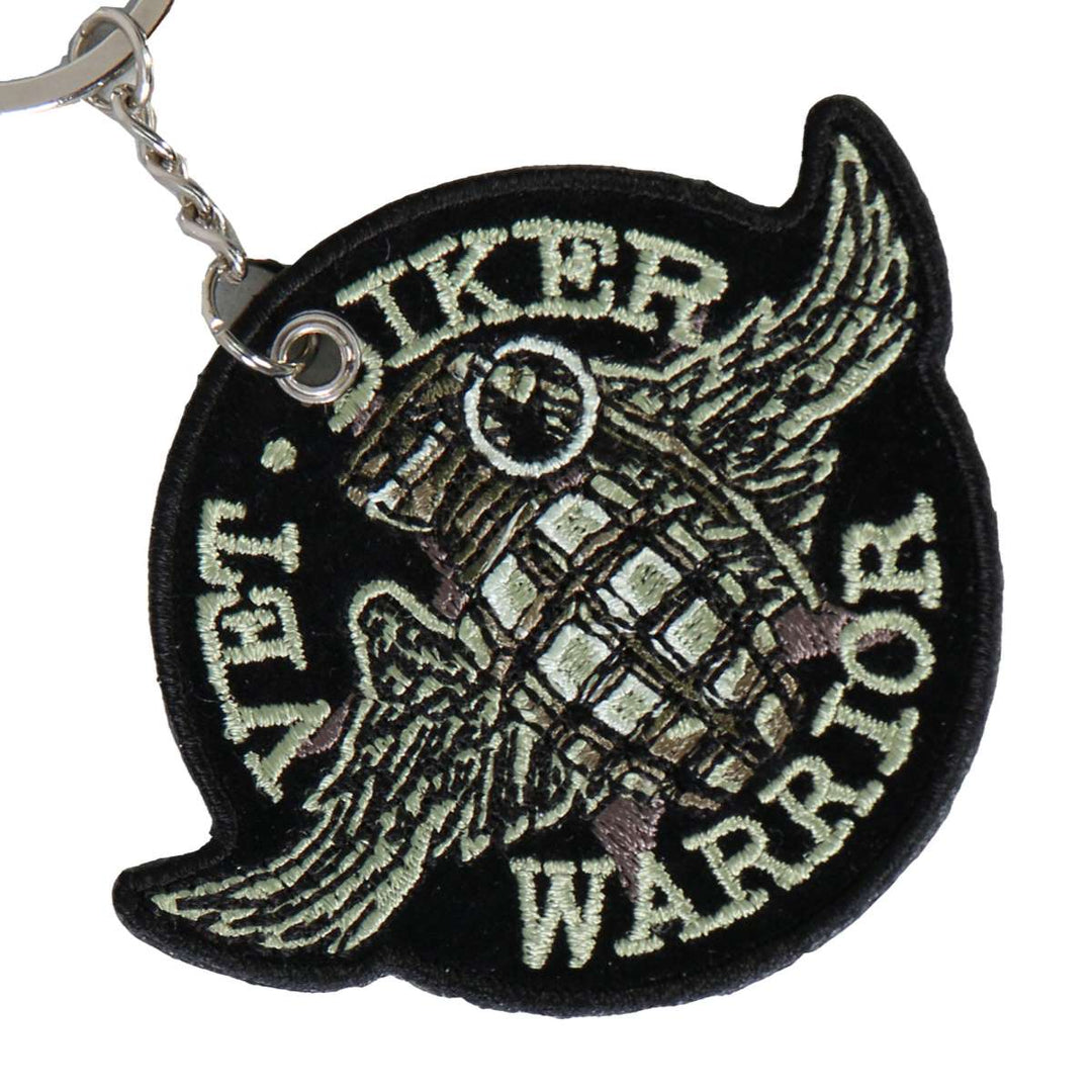 Hot Leathers Grenade Embroidered Key Chain KCH1016