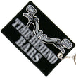 Hot Leathers Time Behind Bars Embroidered Key Chain KCH1028