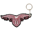 Hot Leathers Pink Eagle Embroidered Key Chain KCH1035