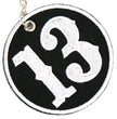 Hot Leathers KCH1043 Circle 13 Embroidered Key Chain
