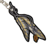 Hot Leathers KCH1051 Feather Embroidered Keychain
