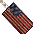 Hot Leathers KCH1072 Key Patch Distressed American Flag
