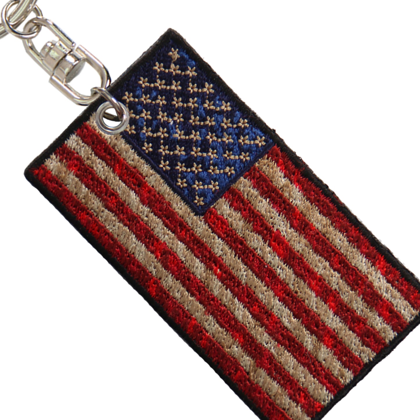 Hot Leathers KCH1072 Key Patch Distressed American Flag