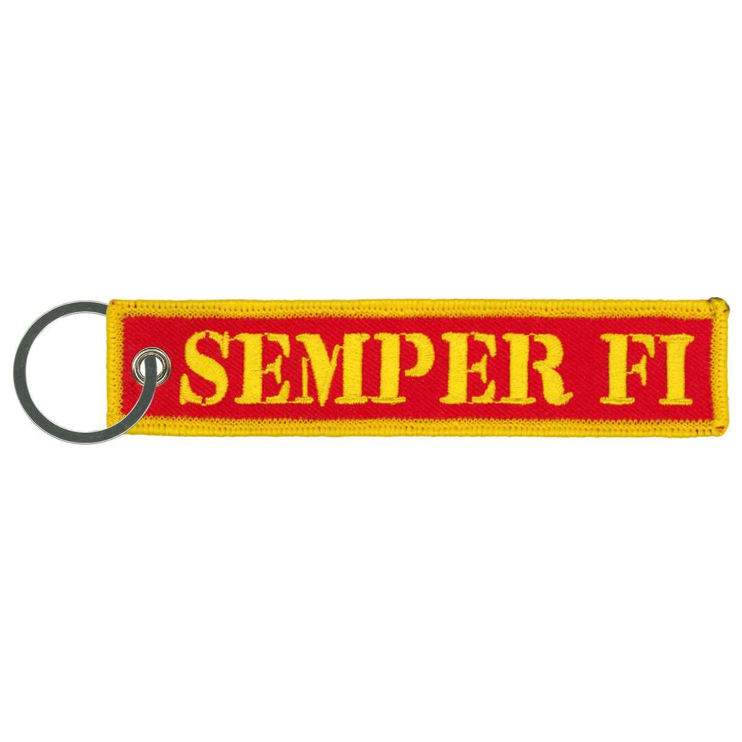 Hot Leathers U.S.M.C. Semper Fi Key Chain Fob KCH8006