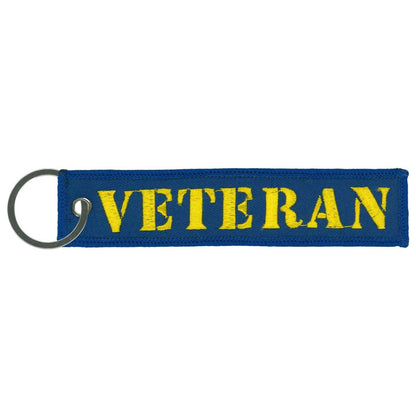 Hot Leathers U.S. Navy Veteran Key Chain Fob KCH8007