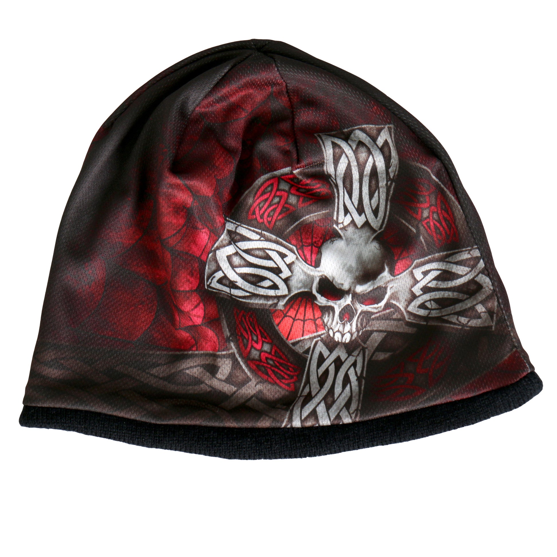 Hot Leathers KHC1020 Sublimated Celtic Cross Beanie