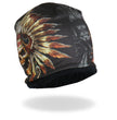 Hot Leathers KHC1024 Sublimated Indian Skull Beanie