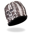 Hot Leathers KHC1033 Flag Skull Sublimated Beanie