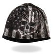 Hot Leathers KHC1033 Flag Skull Sublimated Beanie