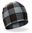 Hot Leathers Grey Plaid Helmet Liner KHC4006