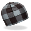 Hot Leathers Grey Plaid Helmet Liner KHC4006