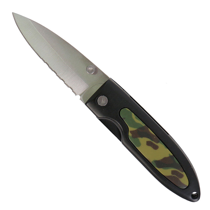 Hot Leathers KNA1099 Camo Foler Open Assist 3 Inch Knife