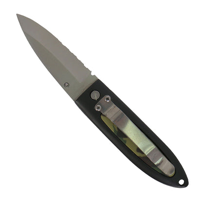 Hot Leathers KNA1099 Camo Foler Open Assist 3 Inch Knife