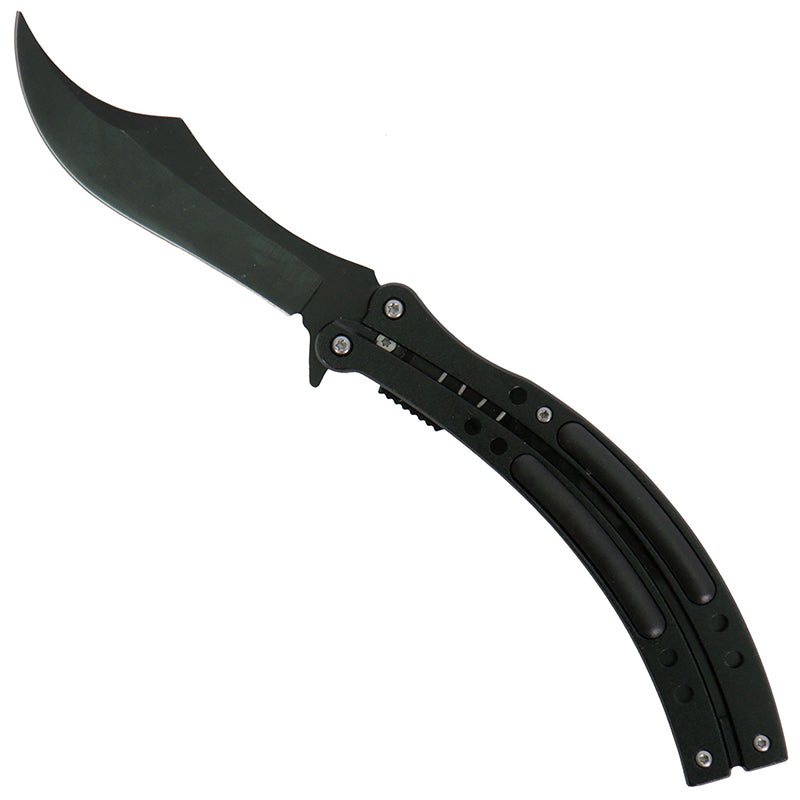 Hot Leathers KNA1105 Knife Black Curve 4"