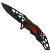 Hot Leathers KNA1115 Knife Spider Skull 4