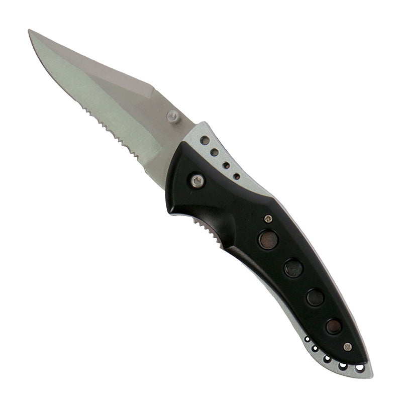 Hot Leathers KNA1116 Knife Black Fin 3"