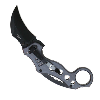 Hot Leathers Grey Knife w/ Cut Out Design KNA1139