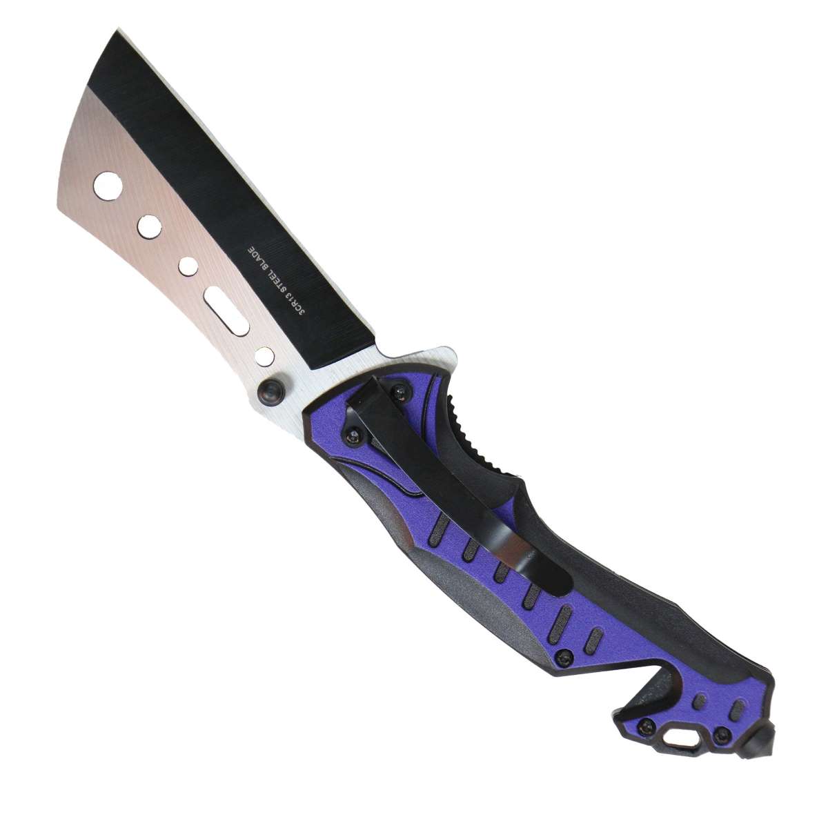 Hot Leathers Blue Tactical Knife KNA1143