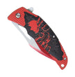 Hot Leathers Wild Red Skull Knife KNA1145