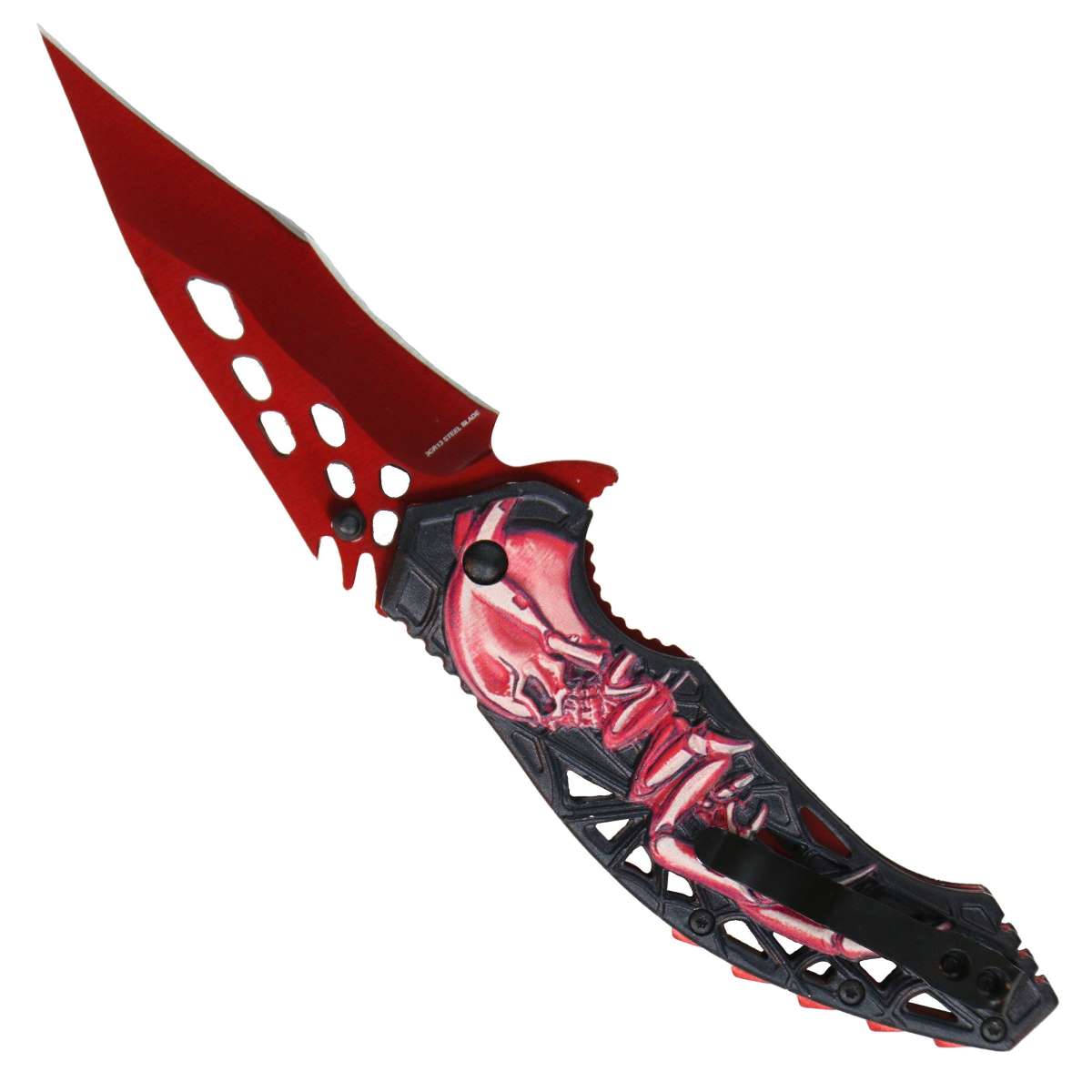 Hot Leathers Spider Skull Knife KNA1146