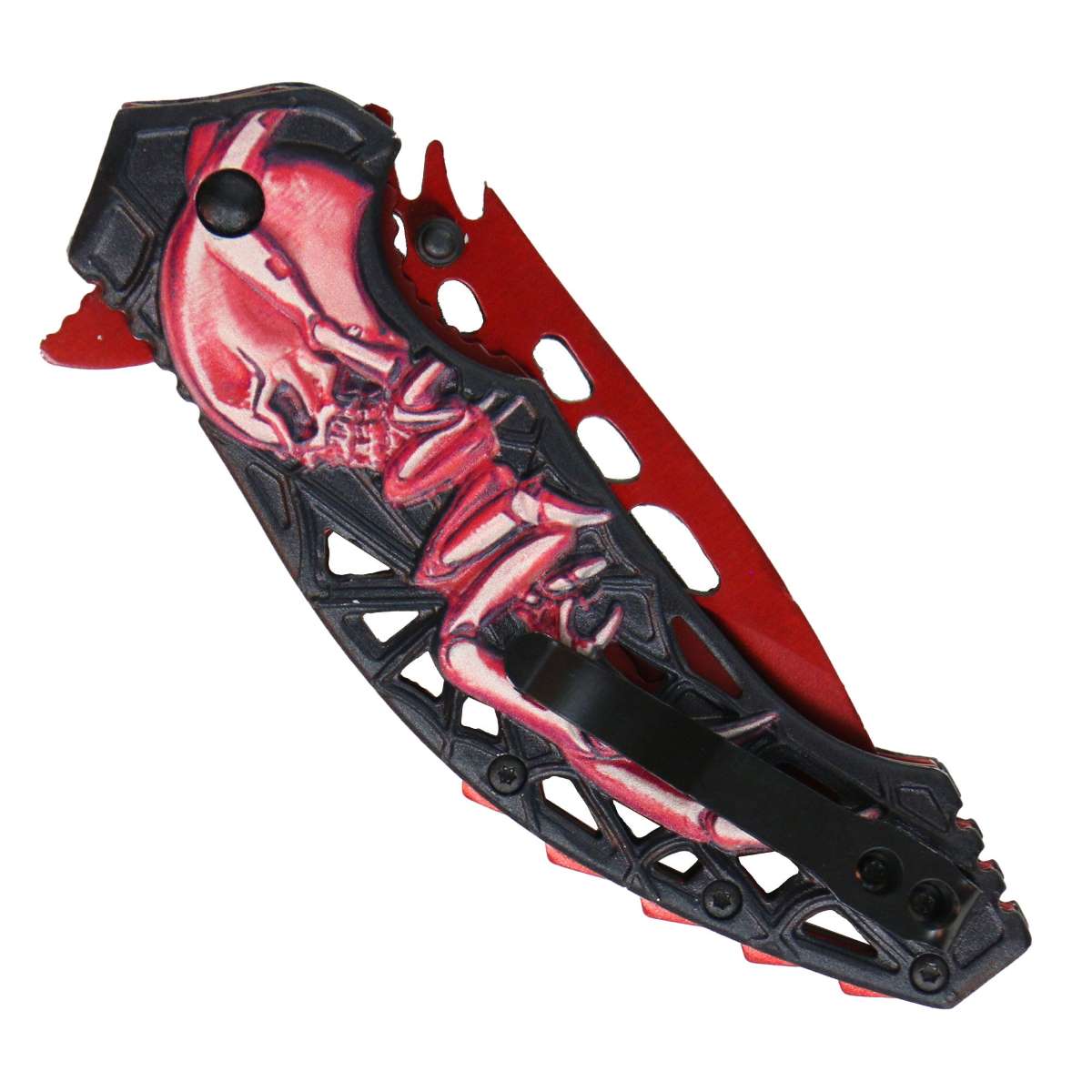 Hot Leathers Spider Skull Knife KNA1146