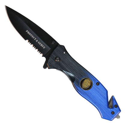 Hot Leathers Police Tactical Knife KNA1148