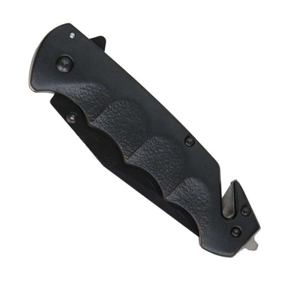 Hot Leathers Black Matte Knife w/ Clip KNA1151