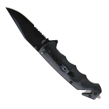 Hot Leathers Black Matte Knife w/ Clip KNA1151