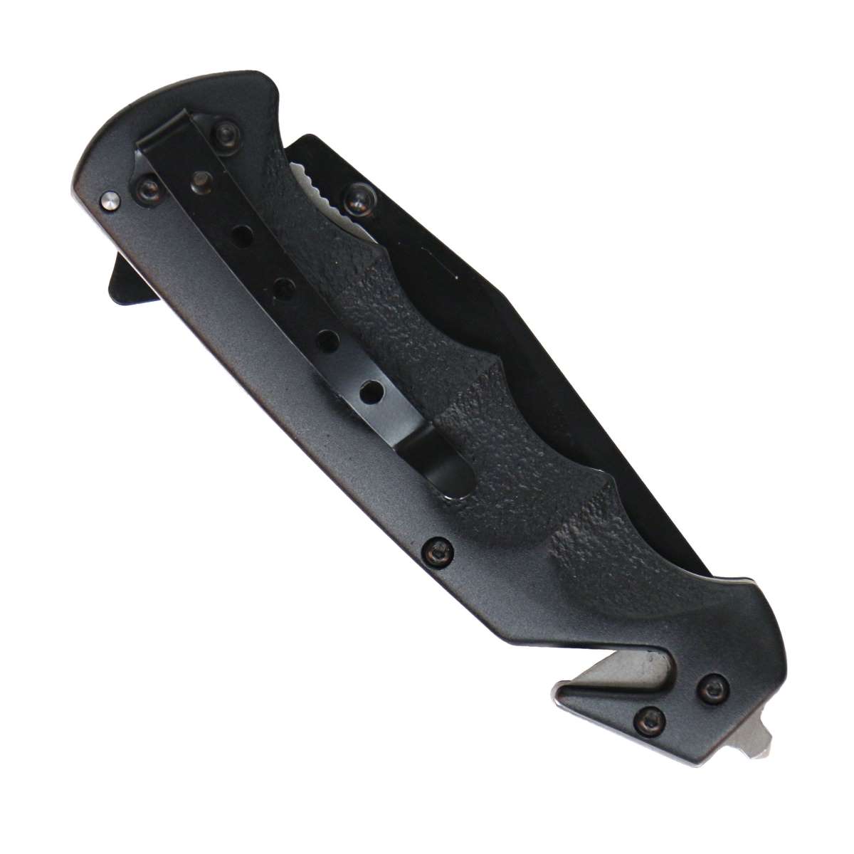 Hot Leathers Black Matte Knife w/ Clip KNA1151