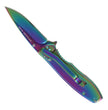 Hot Leathers Mirror Finish Rainbow Knife KNA1154