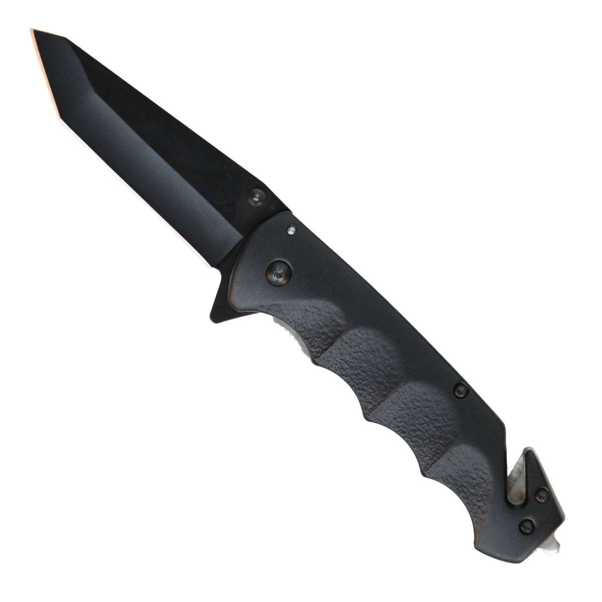 Hot Leathers Matte Black Tanto Blade KNA1160