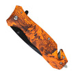 Hot Leathers Orange Wood Grain Camo Knife KNA1163