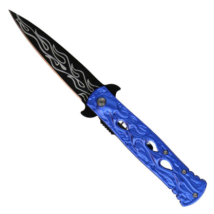 Hot Leathers Blue Flame Stiletto Knife KNA1171