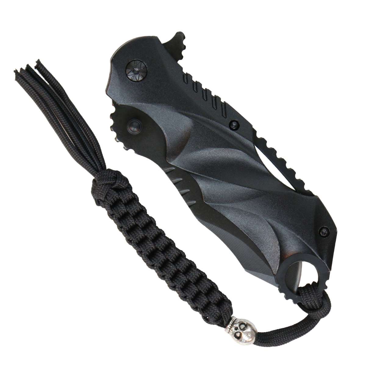 Hot Leathers Black Knife with Lanyard KNA1182