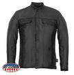 Hot Leathers LCS5001 Men's USA Made Premium Leather Shirt