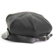 Hot Leathers Leather Section Pie Top Leather Cap LHA2006