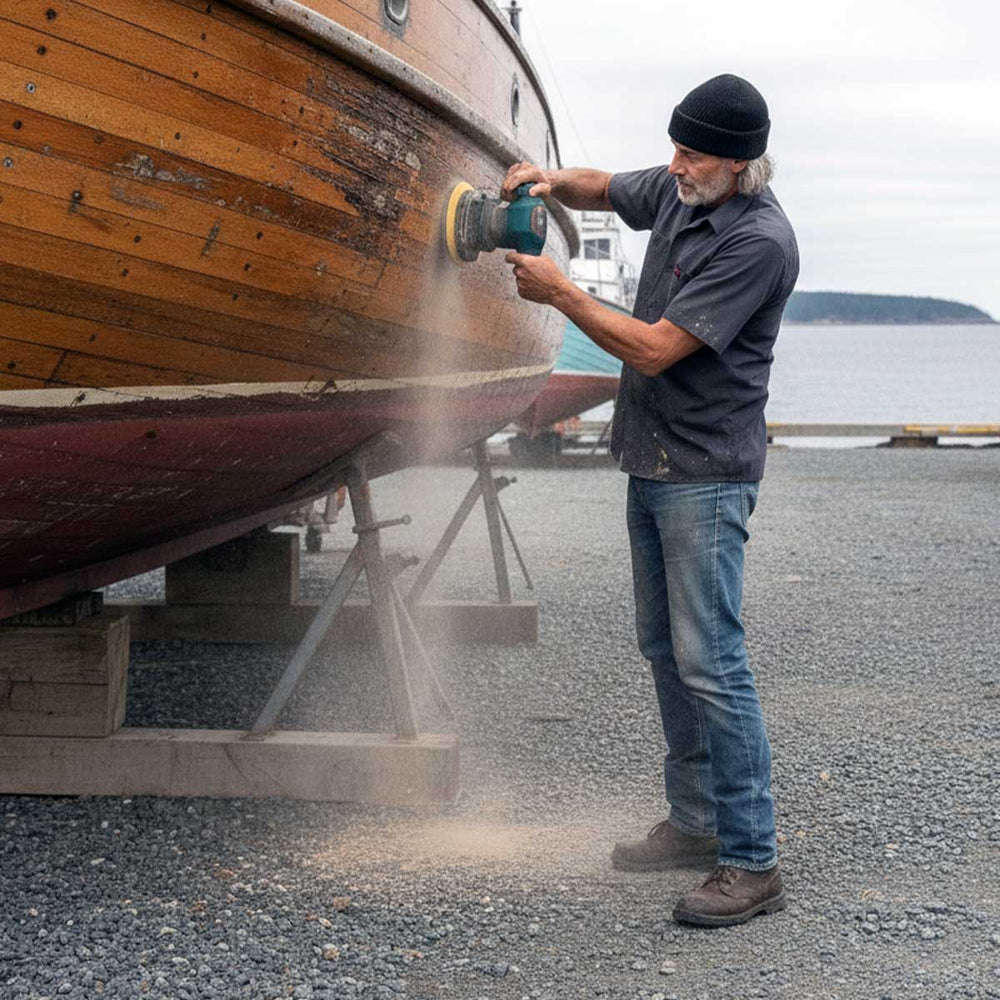 MMCC Men's Grey Super Duty Classic Mechanic Button Up Shirt - 2 Chest Pockets - Microfiber Panel - MDM11628