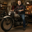 Milwaukee Motorcycle Clothing Co. Black Motorcycle Shirt MMC16002