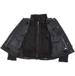 Milwaukee Leather Women's Tara Black Leather Motorcycle Rider 2-in-1 Convertible Hoodie Jacket Vest - LKL4712