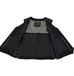 Milwaukee Leather Women's Mistress Black Side Lace Leather Motorcycle Vest - LKL4714